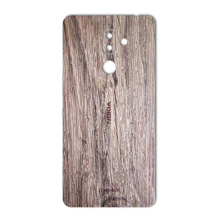 برچسب تزئینی ماهوت مدل Walnut Texture مناسب برای گوشی  Nokia 7 plus MAHOOT Walnut Texture Sticker for Nokia 7 plus